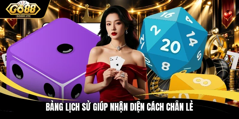 Bảng lịch sử giúp nhận diện cách Chẵn Lẻ