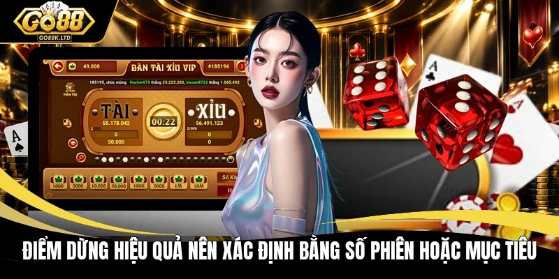 Điểm dừng hiệu quả nên xác định bằng số phiên hoặc mục tiêu