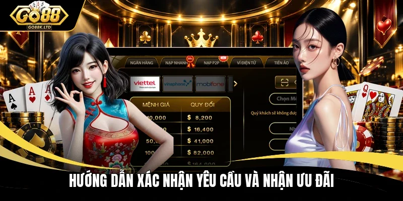 Hướng dẫn xác nhận yêu cầu và nhận ưu đãi