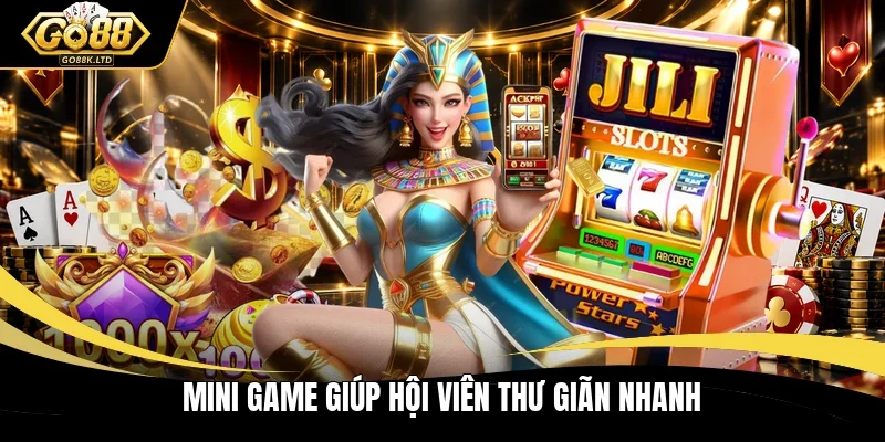 Mini game giúp hội viên thư giãn nhanh